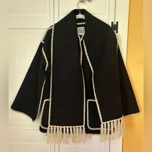 Toteme Embroidered Scarf Jacket